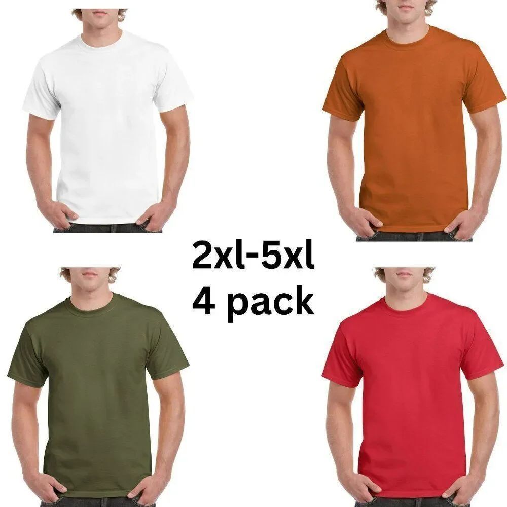 NEW 4 pack unisex/ men women shirt short sleeve 4 shirts great deal!